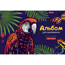 Альбом для малювання А4/28арк. "1В" /130493/ (100г/м2) скоба, з перфорацією (6/84)