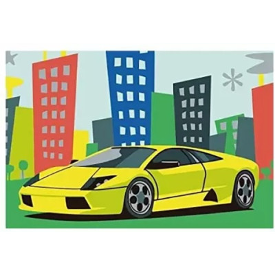 Алмазна мозаїка "Go to art" /178809/ "Спорткар " 20*30см на підрамнику