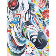 Алмазна мозаїка "Go to art" /178840/ "Африканська красуня" 20*30см на підрамнику