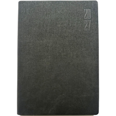Щоденник ДАТ. 2027 А5/160арк "Bourgeois" /9952/ ШКІР. ЗАМ, крем пап., 70гр/м == (1/20)