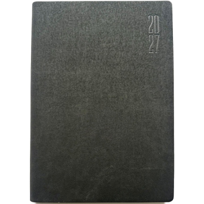 Щоденник ДАТ. 2027 А5/160арк "Bourgeois" /9952/ ШКІР. ЗАМ, крем пап., 70гр/м == (1/20)