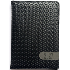 Щоденник ДАТ. 2027 А5/160арк "Bourgeois" /9975/ ШКІР. ЗАМ, крем пап., 70гр/м == (1/20)