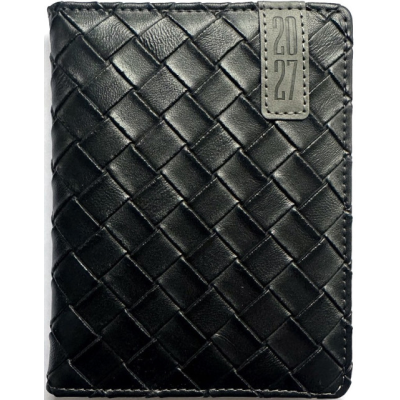 Щоденник ДАТ. 2027 А6/160арк "Bourgeois" /9987/ ШКІР. ЗАМ, крем пап., 70гр/м # (1/40)