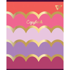 Зошит уч. "YES" 18арк.== /765200/ "Be luxurious" софт-тач+фольга золото (10/200)