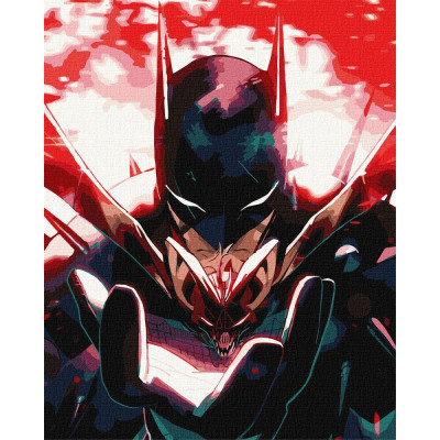 Картина за номерами "Ідейка" /KHO8718/ "Batman: Темний Лицар з фарбами металік" 40*50см