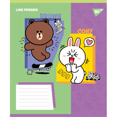 Зошит уч. "YES" 24арк.== /767644/ "Line Friends Funny" (20/320)