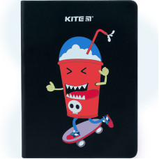 Блокнот В6+/ 96 "Kite" /K22-464-4/  тв. обкл., Black skate (1/18/36)