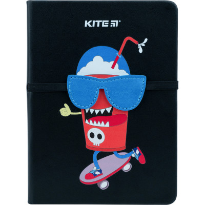 Блокнот В6+/ 96 "Kite" /K22-464-4/  тв. обкл., Black skate (1/18/36)