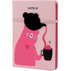 Блокнот В6+/ 96 "Kite" /K22-464-1/ тв. обкл., Pink Bear (1/18/36)