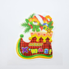 Наклейка Новорічна "ANGEL GIFTS" /B-8365/ 15*25см (12)