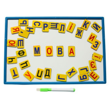 Дошка магнітна 308*207мм "Irbis" /788/ 2-стор., + набір магн. укр. літери, маркер (1/28)