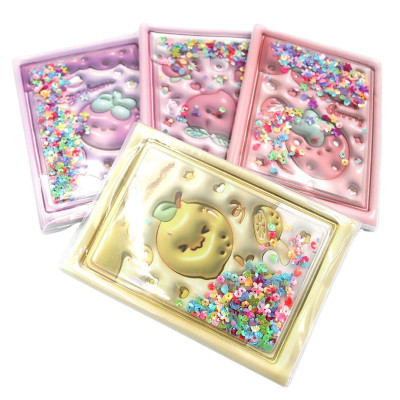 Блокнот А5/80арк. "JO" /DSCN0580/ з паєтками "Sea", мікс (1/20)