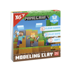 Пластилін 12 кол. 240г "Yes" /540668/ "Minecraft" (1/20)