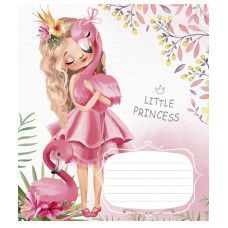 Зошит уч. "Школярик" 12арк.== /2977L/ "Little Princess" Глітер (дівчинка) (30/300)