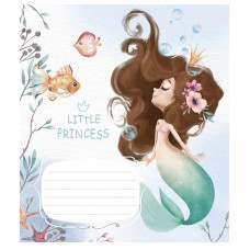 Зошит уч. "Школярик" 12арк.== /2977L/ "Little Princess" Глітер (дівчинка) (30/300)