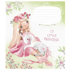 Зошит уч. "Школярик" 12арк.== /2977L/ "Little Princess" Глітер (дівчинка) (30/300)