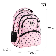 Рюкзак "GoPack" /GO26-175M-1/ Education 175M-1 Meow Cats (1/10)