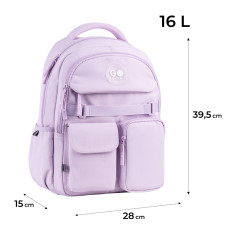 Рюкзак "GoPack" /GO26-183M-1/ Education 183 бузковий (1/10)