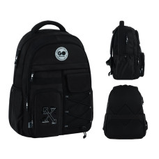 Рюкзак "GoPack" /GO26-184L-3/ Education Teens 184 чорний (1/10)