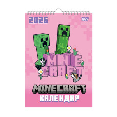 Календар-планер А3 настінний 2026 "YES" /270280/ "Minecraft.Spring" (1/20)