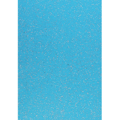 Фетр "Santi" /743355/ м'який з глітером небесно-блакитний 21*30см (10арк) (1/100)