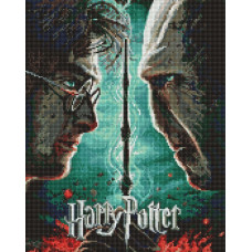 Алмазна мозаїка "Ідейка" /AMO20357/ WB "Harry Potter: Гаррі та Волдеморт" 40*50см