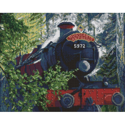Алмазна мозаїка "Ідейка" /AMO20369/ WB "Harry Potter: Дорога до Гоґвортсу" 40*50см