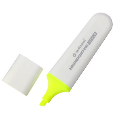 Маркер текстовий "Centropen" /6252/51/ "Highlighter Style", 1-4,6 мм, жовтий (10)