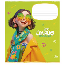 Зошит уч. "Школярик" 18арк.== /3455L/ "Be unique" виб.УФ-лак (дівчинка) (25/250)