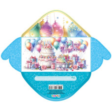 Конверт для грошей "Fiesta" /КВ 25-186/ З Днем народження (10/300)