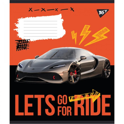Зошит уч. "YES" 18арк.# /766583/ "Lets go for ride" (25/400)