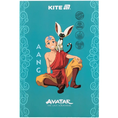 Блокнот А5/50арк. "Kite" /AV25-194/ планшет # Avatar: The Last Airbender (Nickelodeon) (1/10)