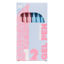Ручка гелева автомат "YES" /420458/ «Vector» 0,5 мм, 4 кольори (12/144/864)