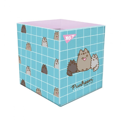 Стакан-підставка для ручок "YES" /708216/ "Pusheen", картон (1/48)