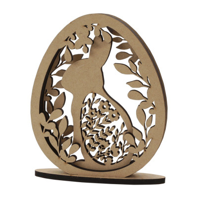 Заготовка "Rosa Talent" /641/ 3D композиція на підставці "Зайчик 3" МДФ, 14*3*17см