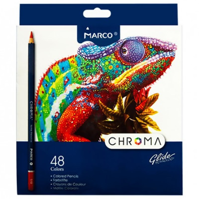 Олівці кольорові "Marco CHROMA"  48 кол. /8010-48CB/ картон (3/30)