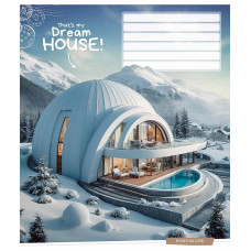 Зошит уч. "Star" 12арк. == /3530L/ "Dream house" ВД-лак (нейт) (30/360)