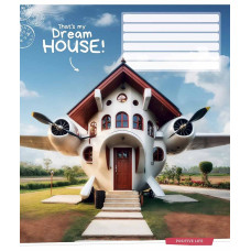 Зошит уч. "Star" 12арк. == /3530L/ "Dream house" ВД-лак (нейт) (30/360)