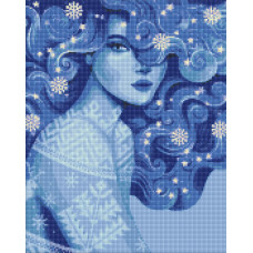 STOCK Алмазна мозаїка "Ідейка" /AMO7452/ "Холодна краса" 40*50см