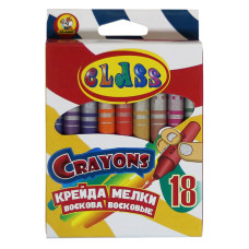 Крейда воскова 18 кол. "CLASS" /7604/ 8*90мм (12/144)