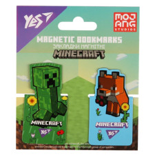 Закладка-магніт "YES" /708445/ "Minecraft.Spring", висікання, 2 шт (1/10/50)