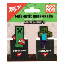 Закладка-магніт "YES" /708397/ "Minecraft", висікання, 2 шт (1/10/50)