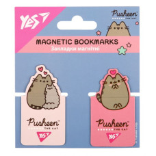 Закладка-магніт "YES" /708396/ "Pusheen", висікання, 2 шт (1/10/50)