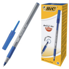 АКЦІЯ Ручка кулькова "BIC" Round Stic Exact (уп.20шт) /918543/879/ синя 4+1 (1)