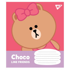 Зошит уч. "YES" 12арк.# /766191/ "Line Friends" (25/500)