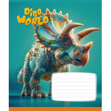 Зошит уч. "Star" 12арк.== /3664L/ Dino world виб.УФ-лак (хлопчик) (30/360)
