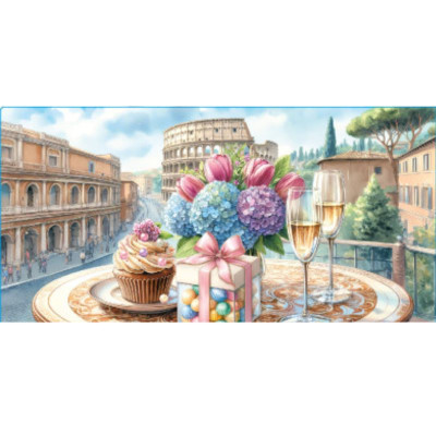 Конверт для грошей "Fiesta" /КВ 25-197/  (10/300)