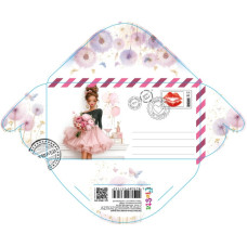 Конверт для грошей "Fiesta" /КВ 25-272/  (10/300)
