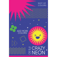 Блокнот А6/32арк. "Рюкзачок" /ЗК-16/ # серія "CREAZY NEON" карт.обкл., блок офс, СКОБА (1/100)