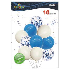 Кульки повітряні "Pelican" /837417/ латексні "Блакитна ніжність" вінтажний 10шт/уп